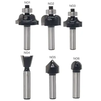 6PCS/SET 8MM Router Bits Set Professional Shank Tungsten Carbide Router Bit Cutter Set for Woodworking Engraving Tools Kit
6PCS/SET 8MM Router Bits Set Professional Shank Tungsten Carbide Router Bit Cutter Set for Woodworking Engraving Tools Kit