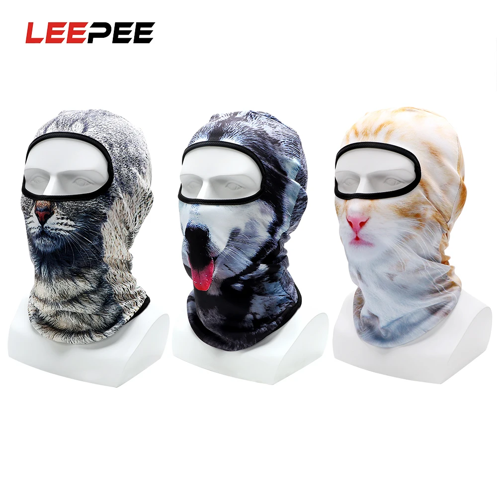 3D Animal Face Mask Full Face and Neck Coverage Windproof Sun-protection Moto Bicycle Cycling Mask Headgear Dust Protection
3D Animal Face Mask Full Face and Neck Coverage Windproof Sun-protection Moto Bicycle Cycling Mask Headgear Dust Protection