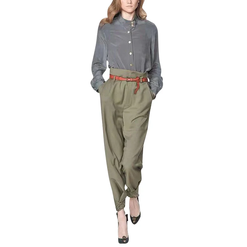 New Design Women Casual Skinny Pants Suits Solid Blouse Pencil Trousers Handsome Twin Sets High Quality
New Design Women Casual Skinny Pants Suits Solid Blouse Pencil Trousers Handsome Twin Sets High Quality
