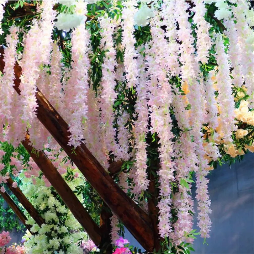 11pcs Silk Cherry Blossom Flower Branches Syringa Flower Strings for Wedding Tree Decoration Artificial Decorative Flowers
11pcs Silk Cherry Blossom Flower Branches Syringa Flower Strings for Wedding Tree Decoration Artificial Decorative Flowers