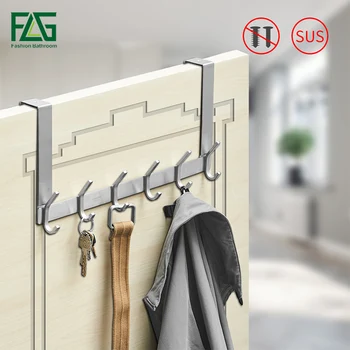 FLG Modern Style Nickel Brushed Clothes Hook Bedroom Backpack Hook Stainless Steel Towel Door Hook Bedroom Hardware Accessories
FLG Modern Style Nickel Brushed Clothes Hook Bedroom Backpack Hook Stainless Steel Towel Door Hook Bedroom Hardware Accessories