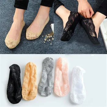 1 Pair Fashion Women Girl Lace Slipper Ankle Socks Invisible Seamless Girls Low Cut Boat Thick Socks
1 Pair Fashion Women Girl Lace Slipper Ankle Socks Invisible Seamless Girls Low Cut Boat Thick Socks