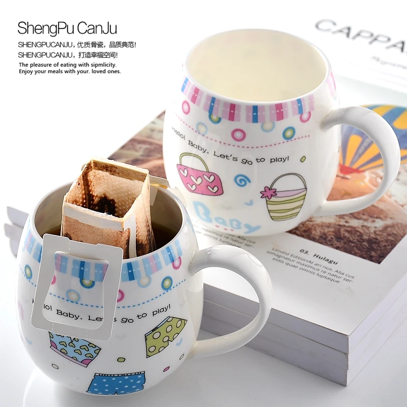 Creative cute cartoon mug ceramic coffee cup couple milk cup bone china office drink 400ML
Creative cute cartoon mug ceramic coffee cup couple milk cup bone china office drink 400ML