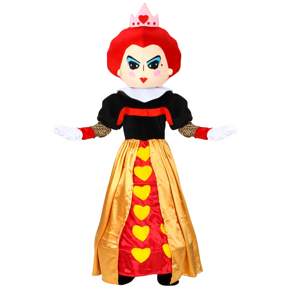 Alice In Wonderland Cosplay Costume Red Queen mascot Halloween Party Dress Free Shipping Adult Size
Alice In Wonderland Cosplay Costume Red Queen mascot Halloween Party Dress Free Shipping Adult Size