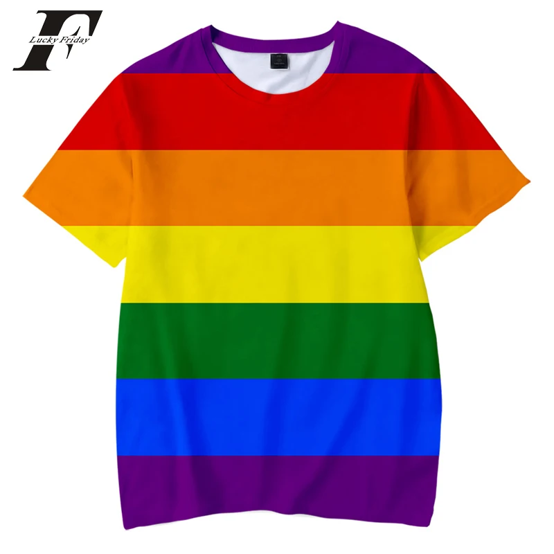Rainbow 3d t shirt men/women hit hop Boy/girl kids streetwear tshirt LGBT Casual short sleeve t-shirt plus size
Rainbow 3d t shirt men/women hit hop Boy/girl kids streetwear tshirt LGBT Casual short sleeve t-shirt plus size