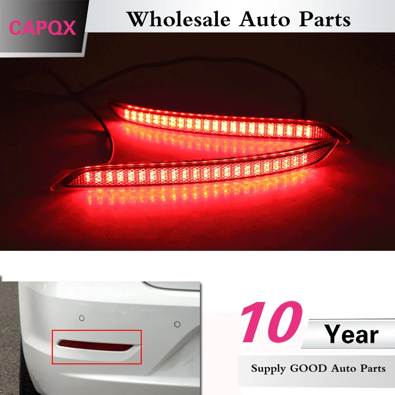 CAPQX 1Pair Refit Rear LED Brake light For Chevrolet Malibu 2016 2017 2018 Rear Bumper Reflector light warning light fog lamp
CAPQX 1Pair Refit Rear LED Brake light For Chevrolet Malibu 2016 2017 2018 Rear Bumper Reflector light warning light fog lamp