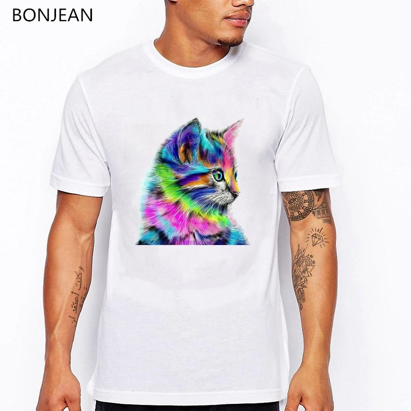 watercolor cat animal printed t shirt men funny tshirt camisetas hombre harajuku shirt tumblr tops tee men t-shirt streetwear
watercolor cat animal printed t shirt men funny tshirt camisetas hombre harajuku shirt tumblr tops tee men t-shirt streetwear