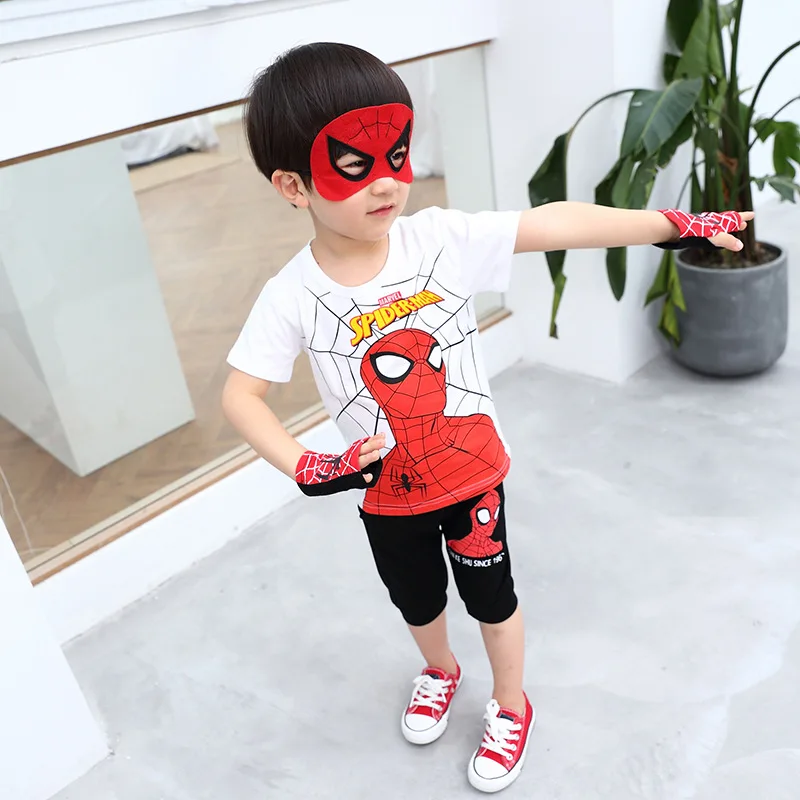 Kids Clothes Brand Baby Boys Clothes Set Summer Suit 2018 Toddler boys clothing Sets Spiderman White T-shirt Cartoon +shorts
Kids Clothes Brand Baby Boys Clothes Set Summer Suit 2018 Toddler boys clothing Sets Spiderman White T-shirt Cartoon +shorts