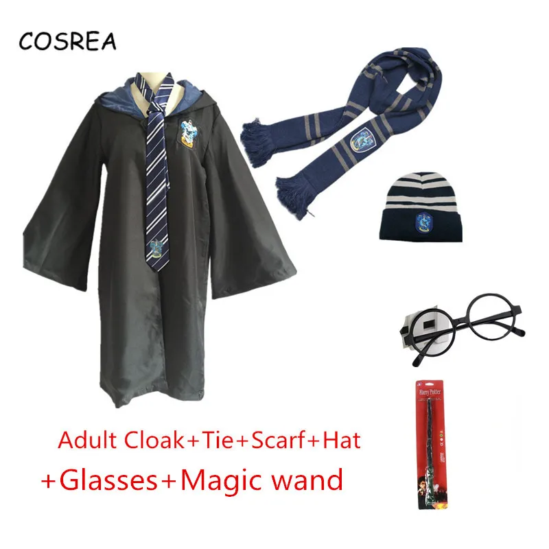 Magic Wand Blouse Robes Ties Scarfs Cap Glasses Hat Gryffindor Ravenclaw Slytherin Cosplay Costumes Cloaks Clothes
Magic Wand Blouse Robes Ties Scarfs Cap Glasses Hat Gryffindor Ravenclaw Slytherin Cosplay Costumes Cloaks Clothes
