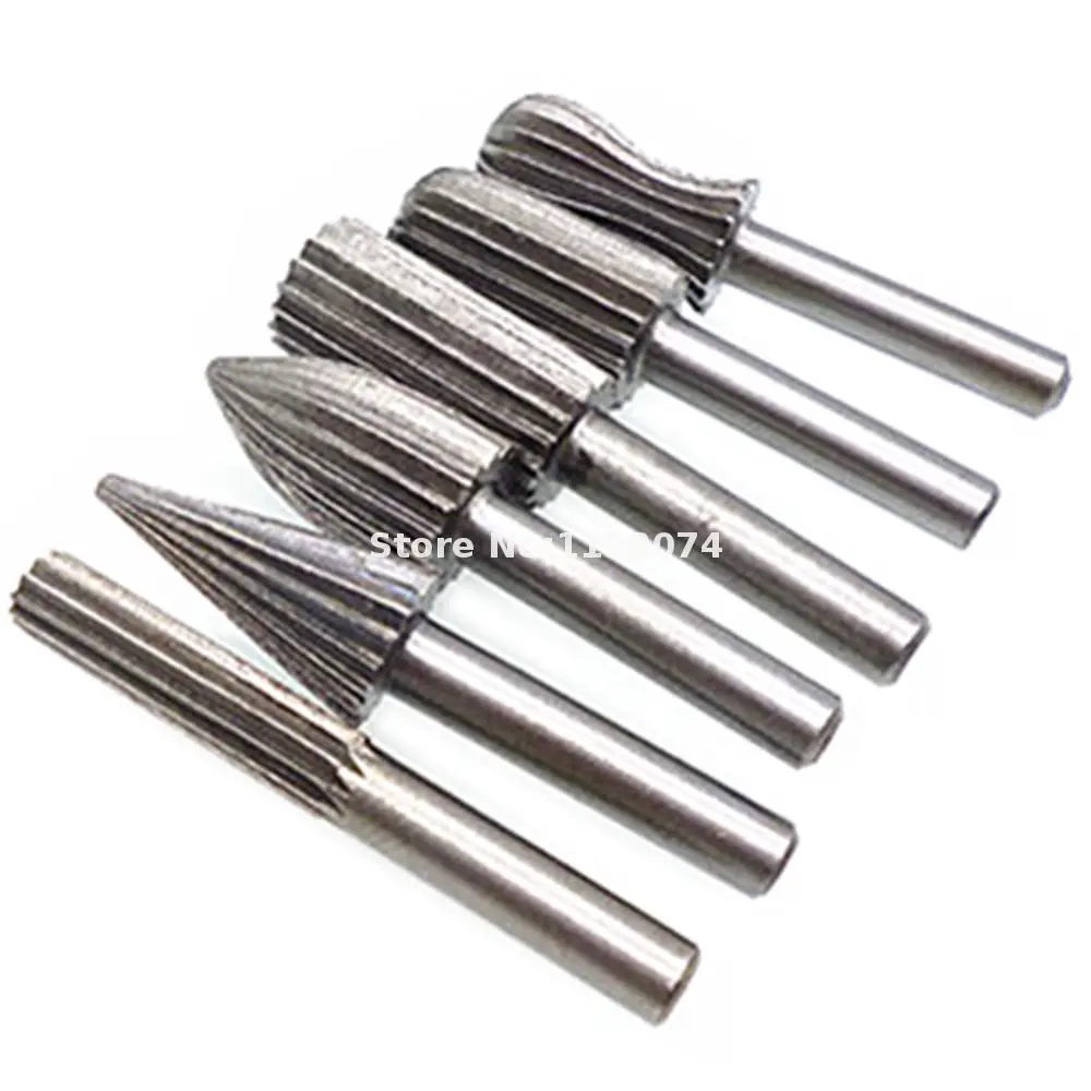 6pcs 6mm Hss Rotary Rasp Files 1/4" Rotary Burr High Speed Steel Drill Bit For Metal Plastic Wood Metal Grinding Carving Bits
6pcs 6mm Hss Rotary Rasp Files 1/4" Rotary Burr High Speed Steel Drill Bit For Metal Plastic Wood Metal Grinding Carving Bits