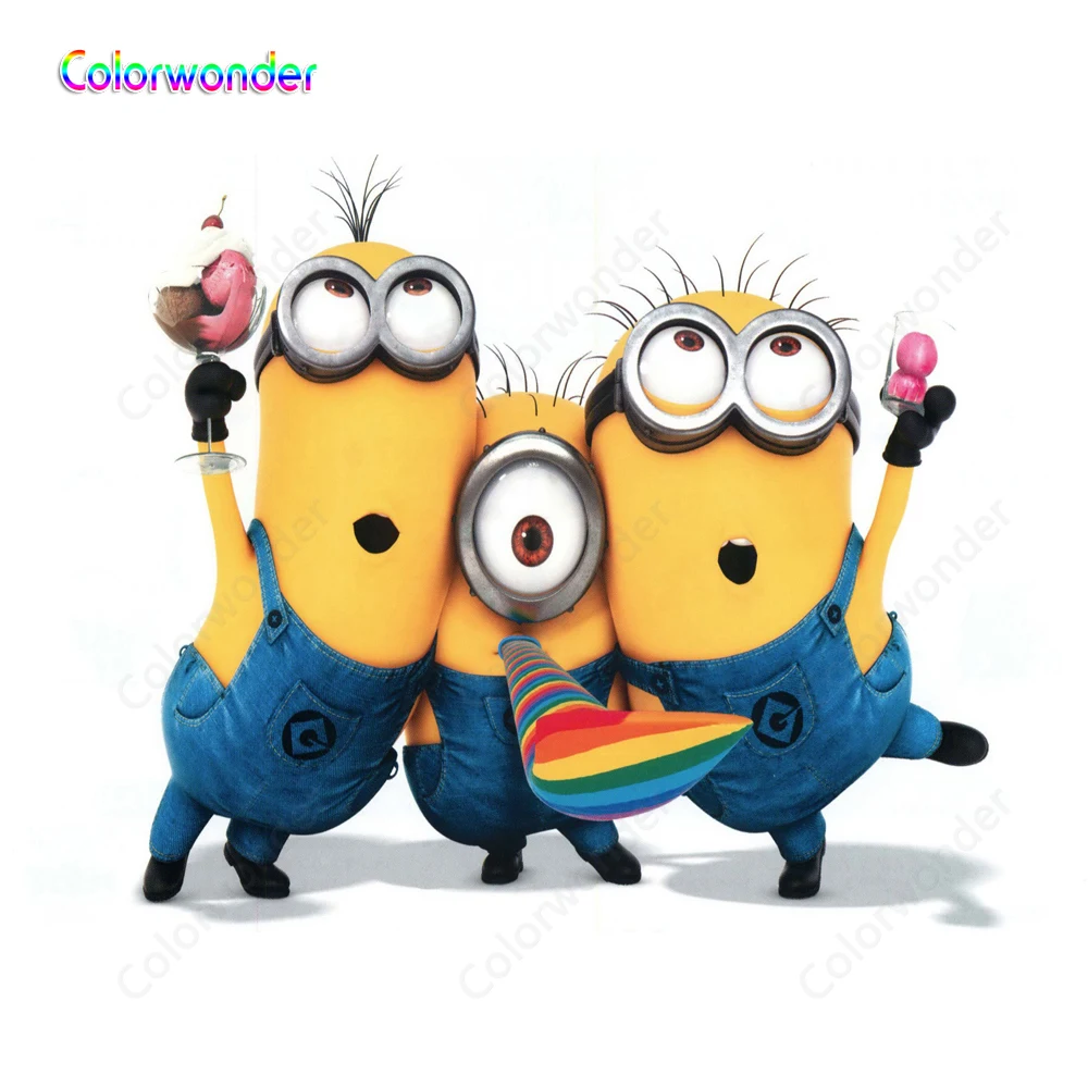 Colorwonder Cartoon Photo Background Yellow Minions with Colorful Ribbon and Ice-cream for Party White Vinyl Backdrop for Kids
Colorwonder Cartoon Photo Background Yellow Minions with Colorful Ribbon and Ice-cream for Party White Vinyl Backdrop for Kids