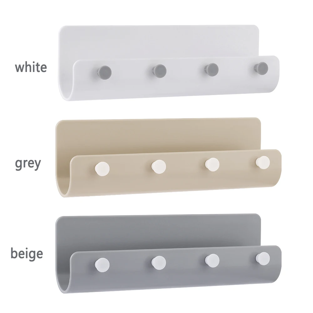 3 Colors Key Towel Hanger Holder Storage Wall Hook Rack DIY Organizer 4 Hooks Storage Shelf Hanging Hooks Wall Mount Home Decor
3 Colors Key Towel Hanger Holder Storage Wall Hook Rack DIY Organizer 4 Hooks Storage Shelf Hanging Hooks Wall Mount Home Decor