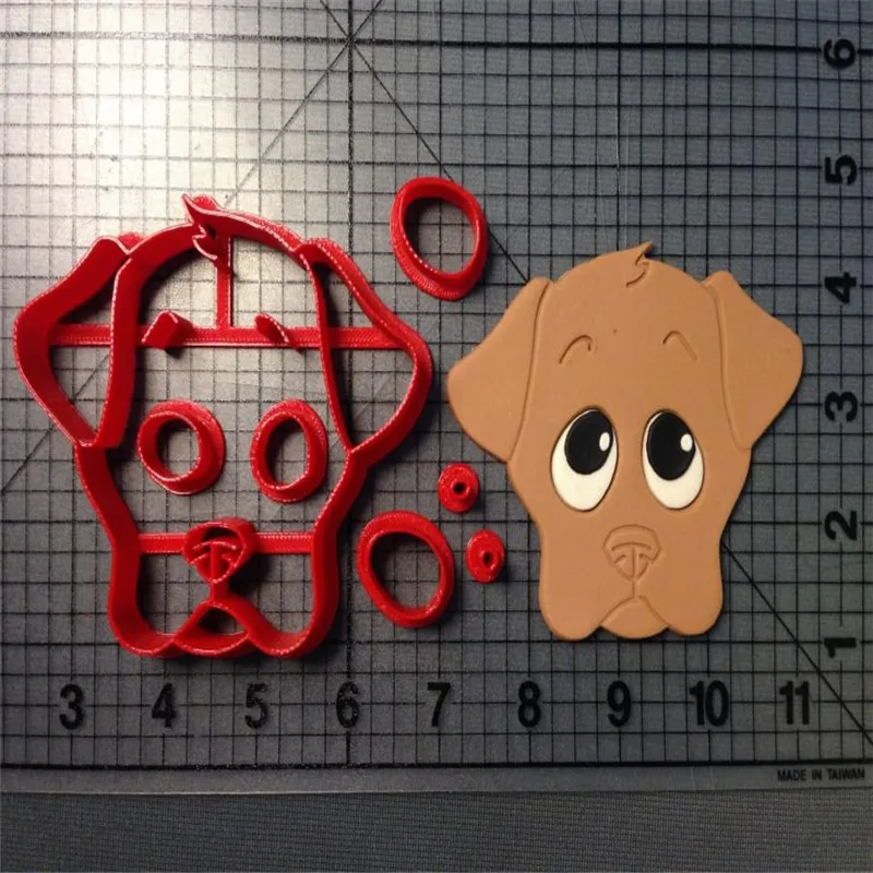 Cute Dog Face Cookie Cutter Custom Made 3D Printed Fondant Cupcake Top Cookie Cutters set Cake Decoration Tools
Cute Dog Face Cookie Cutter Custom Made 3D Printed Fondant Cupcake Top Cookie Cutters set Cake Decoration Tools