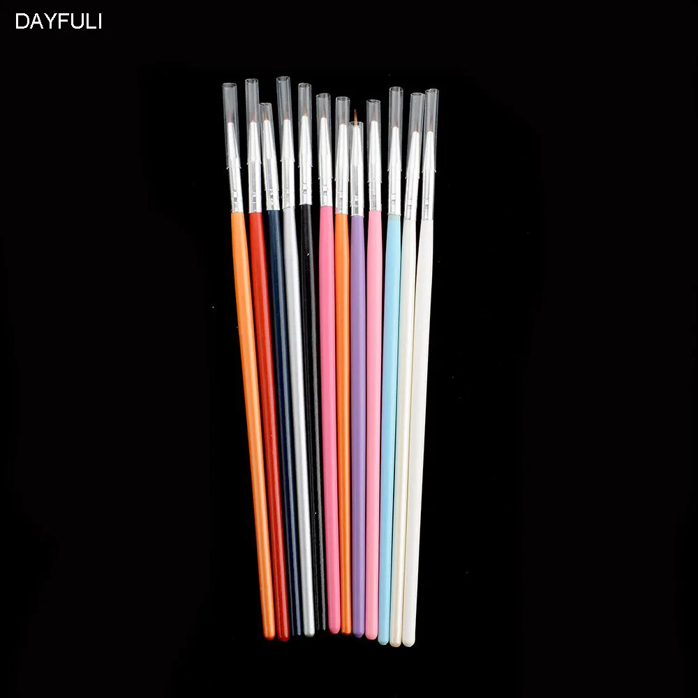 12 Pcs Colorful Nail Art Design Brush Pen Fine Details Tips Drawing Paint Set brush for manicure
12 Pcs Colorful Nail Art Design Brush Pen Fine Details Tips Drawing Paint Set brush for manicure