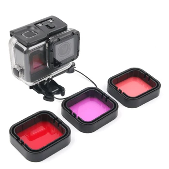 For Gopro Hero 7 6 5 filter Accessories Waterproof Protection Housing Case Diving 45M Protective For Gopro Hero 6 5 Camera
For Gopro Hero 7 6 5 filter Accessories Waterproof Protection Housing Case Diving 45M Protective For Gopro Hero 6 5 Camera
