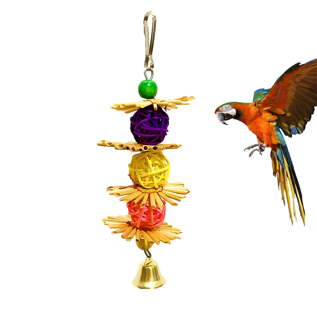 Household exquisite birds toy well Pet Bird Hanging Building Natural Straw Flower Toy Bird Cage Pendant Chew Toy z0604#G30
Household exquisite birds toy well Pet Bird Hanging Building Natural Straw Flower Toy Bird Cage Pendant Chew Toy z0604#G30