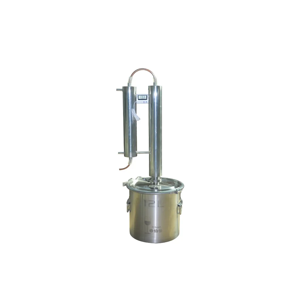 304 Stainless Steel 12L Moonshine Distiller Tower Red Copper Cooling Coil Alcohol Home Brewing Vodka Whisky Brandy Distiller
304 Stainless Steel 12L Moonshine Distiller Tower Red Copper Cooling Coil Alcohol Home Brewing Vodka Whisky Brandy Distiller