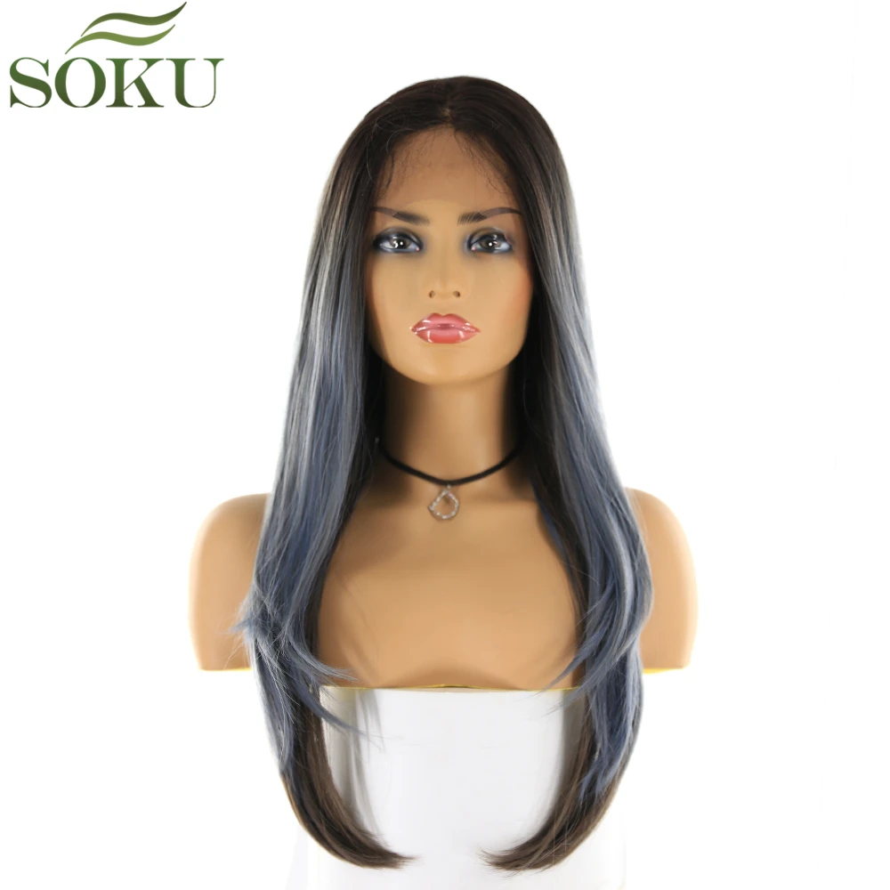 SOKU Synthetic Lace Front Wigs Free Part 150% Density Straight Wigs 24 Inch High Temperature Fiber Wig For Women Free Shipping
SOKU Synthetic Lace Front Wigs Free Part 150% Density Straight Wigs 24 Inch High Temperature Fiber Wig For Women Free Shipping