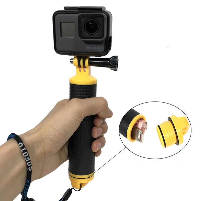 Buoyancy Waterproof Floating Hand Grip Handler For GoPro Hero 7 6 5 4 Session 3+ 3 SJCAM YI 4K Sports Action Camera Accessories
Buoyancy Waterproof Floating Hand Grip Handler For GoPro Hero 7 6 5 4 Session 3+ 3 SJCAM YI 4K Sports Action Camera Accessories