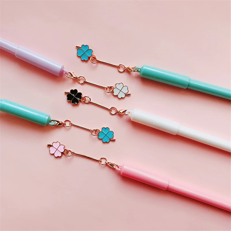 4pcs Four-leaf clover gel pen set 0.5mm Black color pens for writing Stationery gift Office accessories school supplies FB549
4pcs Four-leaf clover gel pen set 0.5mm Black color pens for writing Stationery gift Office accessories school supplies FB549
