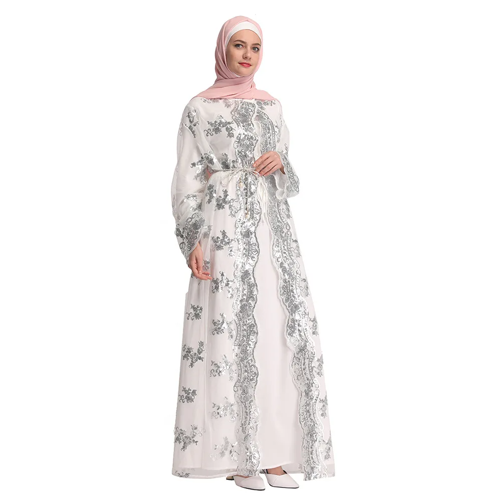 Абая кимоно Дубай Турция Бангладеш мусульманская одежда черный белый бежевый