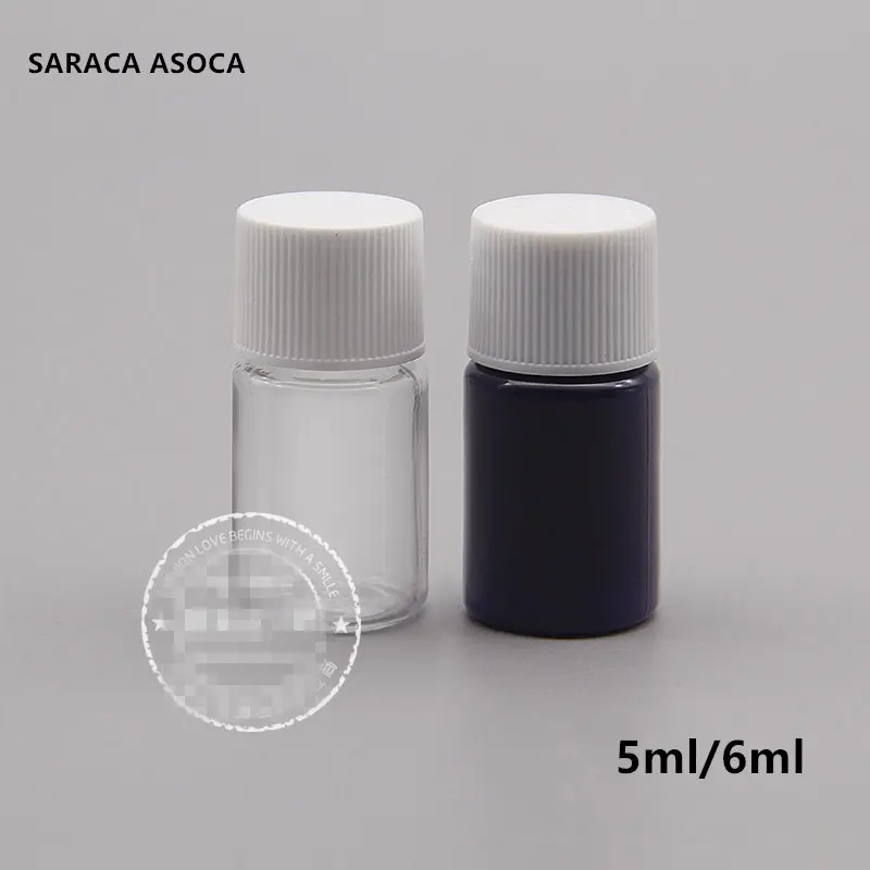 5ml 6ml Mini PET Clear and Blue bottle with White Cap Plastic Refillable Bottles Screw Non-slip Cap Cosmetic Bottle 100pcs
5ml 6ml Mini PET Clear and Blue bottle with White Cap Plastic Refillable Bottles Screw Non-slip Cap Cosmetic Bottle 100pcs
