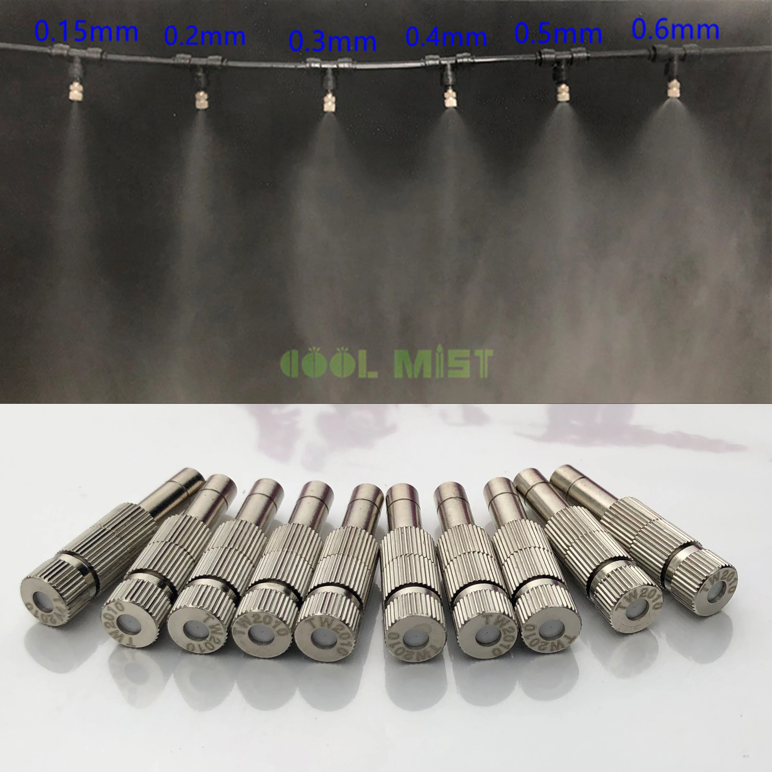 S177 Low Pressure 0.15-0.6mm Slip Lock Quick Connect 6mm Garden Hose Water Fog Sprayer 1pcs
S177 Low Pressure 0.15-0.6mm Slip Lock Quick Connect 6mm Garden Hose Water Fog Sprayer 1pcs