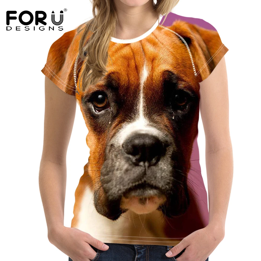 FORUDESIGNS 3D Boxer Printed T Shirt Women Harajuku Short Sleeve Tee Shirt Femme for Females Fashion Clothing Customize T-shirt
FORUDESIGNS 3D Boxer Printed T Shirt Women Harajuku Short Sleeve Tee Shirt Femme for Females Fashion Clothing Customize T-shirt