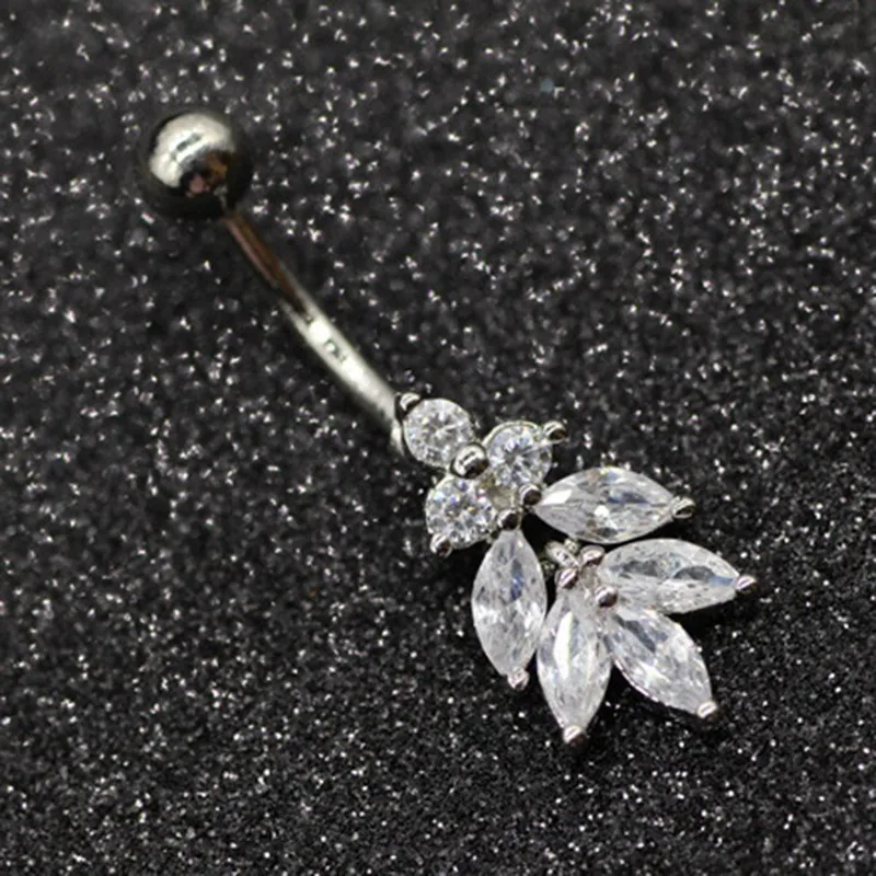 2018 New Anti Allergy Earrings Ear Nail Belly Button Rings Navel Piercing Flower Leaves Crystal Jewelry
2018 New Anti Allergy Earrings Ear Nail Belly Button Rings Navel Piercing Flower Leaves Crystal Jewelry