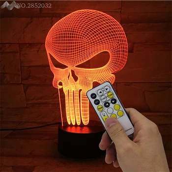 JW Halloween Lights Punitive Mask Night Light 3D Lamps LED Colorful Remote Control/Touch USB Night Lamp Bedside Decor Kids Gifts
JW Halloween Lights Punitive Mask Night Light 3D Lamps LED Colorful Remote Control/Touch USB Night Lamp Bedside Decor Kids Gifts