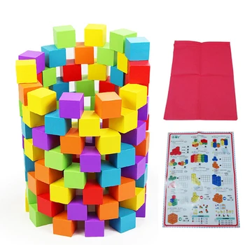 100 pcs/set DIY Color Blocks Set Toys Wooden Cubic Brick Game 2.5cm Cubes Wooden Educational Toys For Baby kids gift 
100 pcs/set DIY Color Blocks Set Toys Wooden Cubic Brick Game 2.5cm Cubes Wooden Educational Toys For Baby kids gift
