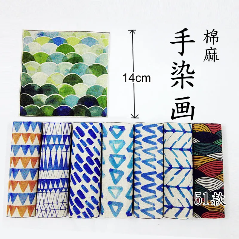 geometry patterns 8 Assorted Designs Cotton Linen Digital Printed Quilt Fabric for DIY Sewing Patchwork 14cm*14cm 4pcs/lot
geometry patterns 8 Assorted Designs Cotton Linen Digital Printed Quilt Fabric for DIY Sewing Patchwork 14cm*14cm 4pcs/lot
