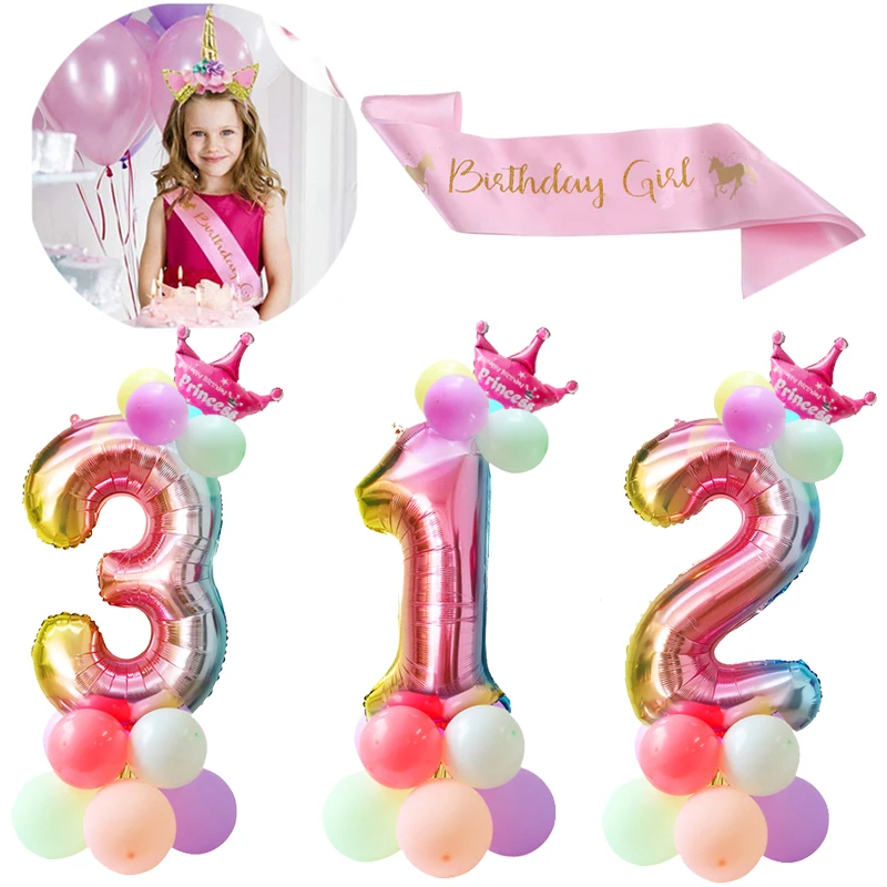 Cyuan 32inch Rainbow Number Balloon Kit Digital Foil Balloon Birthday Party Decoration Kids Boy Girl Birthday Supplies Globos
Cyuan 32inch Rainbow Number Balloon Kit Digital Foil Balloon Birthday Party Decoration Kids Boy Girl Birthday Supplies Globos