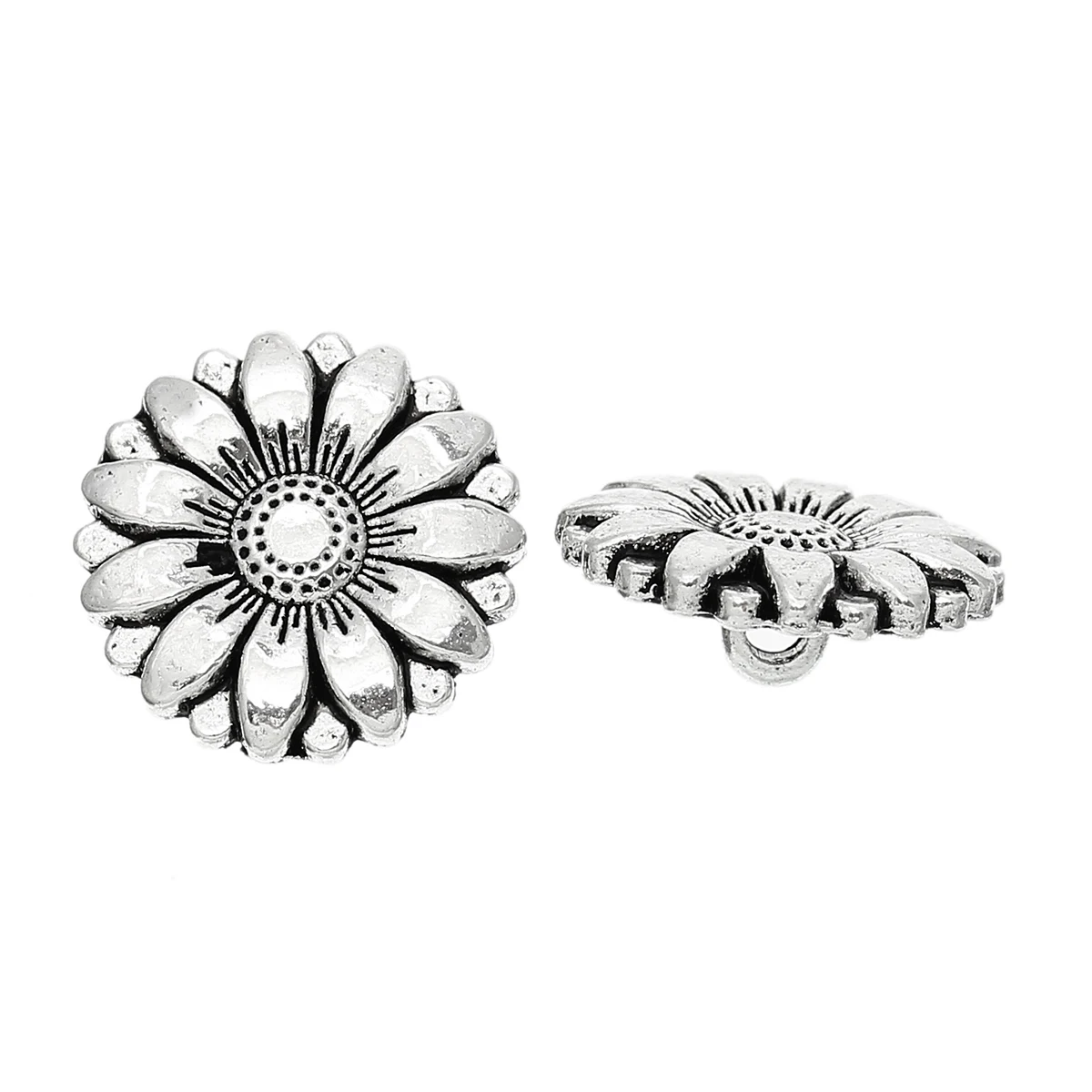 DoreenBeads Sewing Metal Buttons Sunflower Antique Silver(Lead,Nickel Free)18mm Dia,50PCs 2016 new
DoreenBeads Sewing Metal Buttons Sunflower Antique Silver(Lead,Nickel Free)18mm Dia,50PCs 2016 new