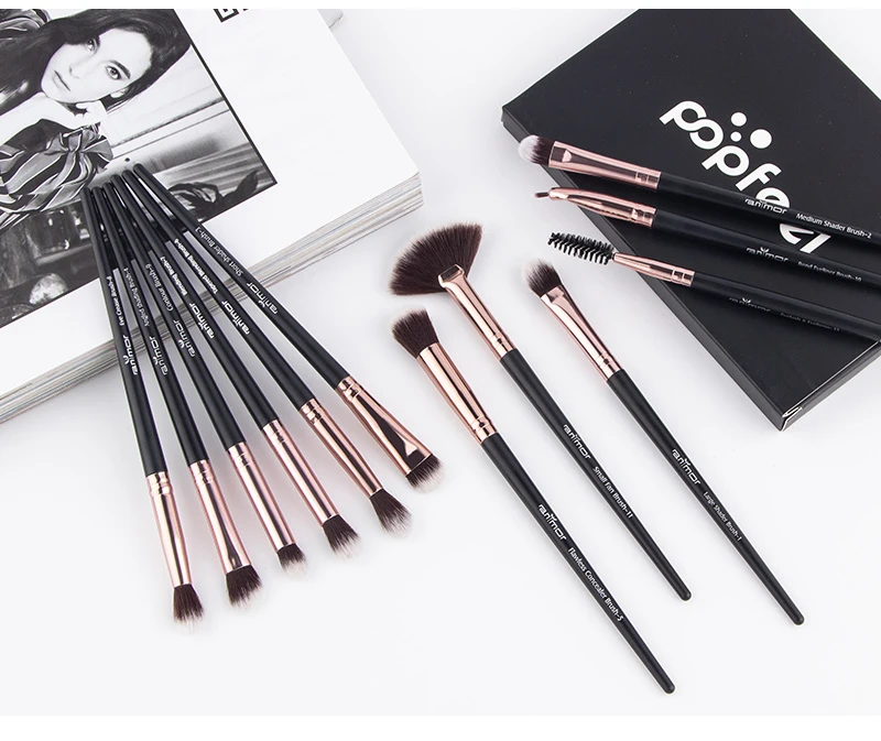 makeup brushes (10)