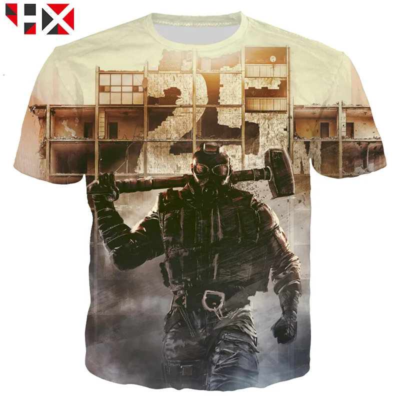Hot Game Rainbow Six Siege 3D Print T Shirt/Hoodie/Sweatshirt Unisex Hip Hop Cool Street Tops HX117
Hot Game Rainbow Six Siege 3D Print T Shirt/Hoodie/Sweatshirt Unisex Hip Hop Cool Street Tops HX117