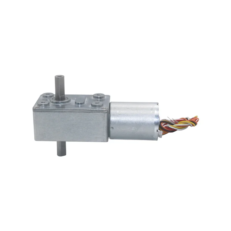 

2 Output Shafts Brushless Worm Gear Motor Low Noise Long Life DC12V 24V 2RPM to 150RPM JGY370-2430D