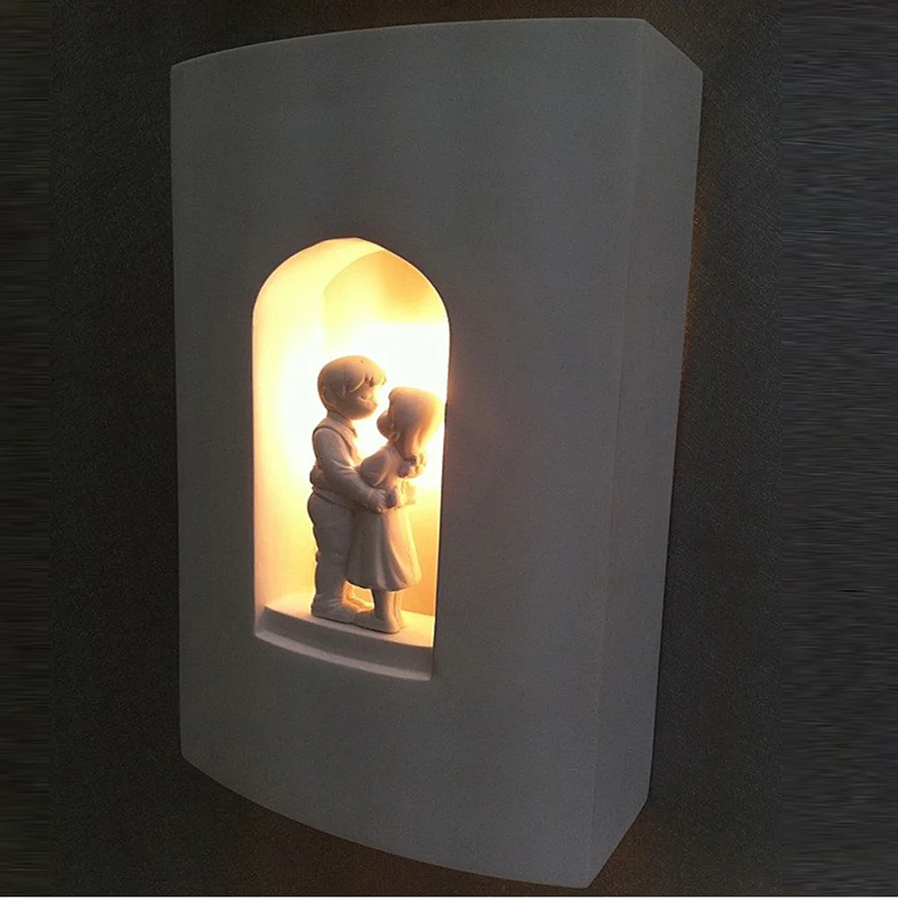 Modern Oblong Gypsum Hug lovers Bedroom Wall Lights Cute Ivory White Gypsum Wall Lights Corridor Bedsides Wall Lamp
Modern Oblong Gypsum Hug lovers Bedroom Wall Lights Cute Ivory White Gypsum Wall Lights Corridor Bedsides Wall Lamp