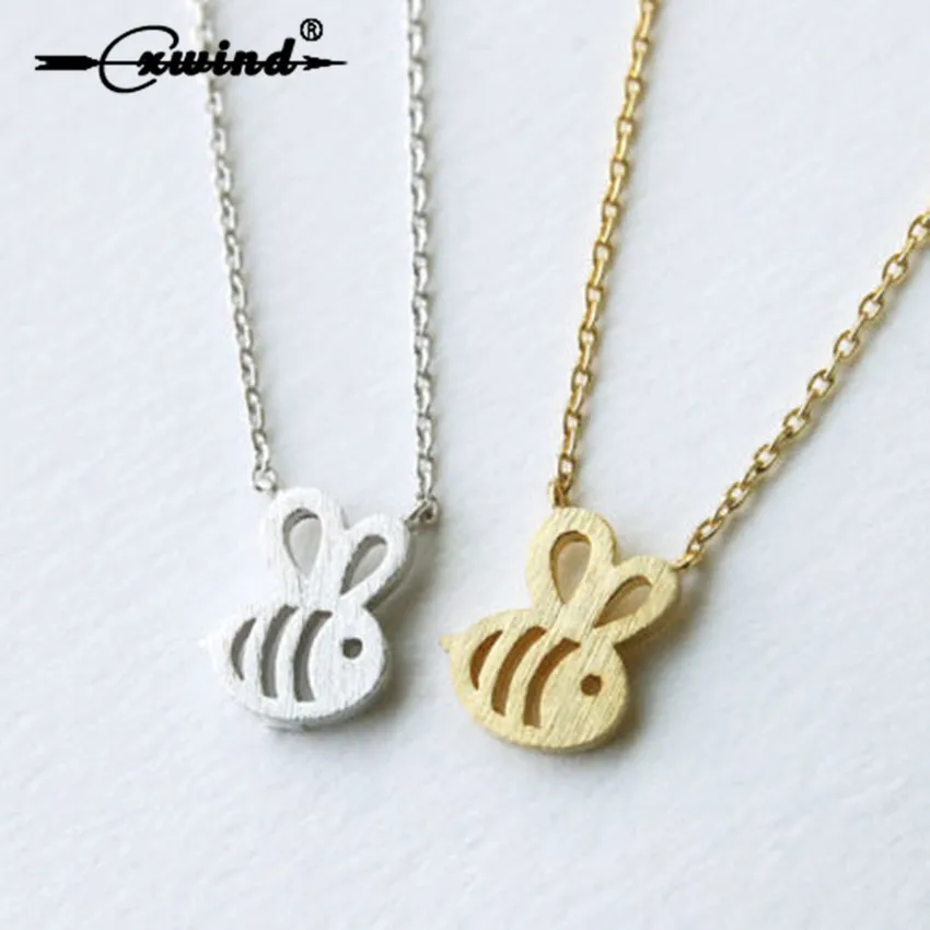 Fashion Cute Little Holow Animal Honey Bee Necklace & Pendant Jewelry Bumble Bee Pendant Necklace for Women Girls Collar Colar
Fashion Cute Little Holow Animal Honey Bee Necklace & Pendant Jewelry Bumble Bee Pendant Necklace for Women Girls Collar Colar
