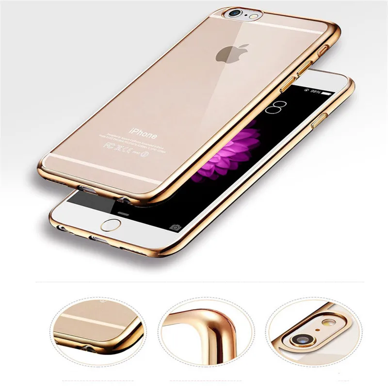 Luxury Plating Soft Silicone Case For iPhone XS Max XR X 10 5 5S SE 8 7 6S Plus Phone Cases For iphone On 7 8 XS TPU Back Cover
Luxury Plating Soft Silicone Case For iPhone XS Max XR X 10 5 5S SE 8 7 6S Plus Phone Cases For iphone On 7 8 XS TPU Back Cover