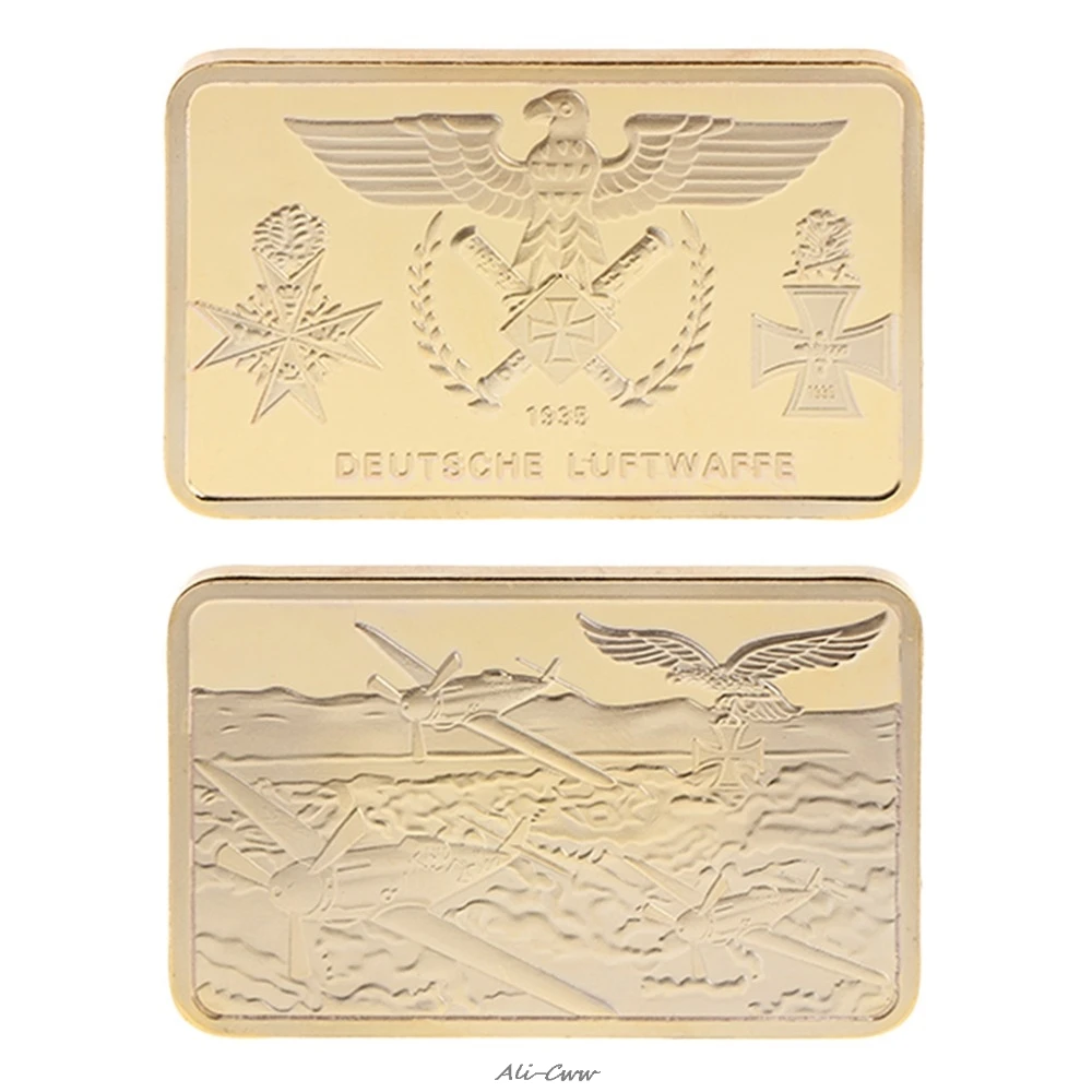 Commemorative Coin Germany Bomber Golden Square Collection Arts Gifts Souvenir