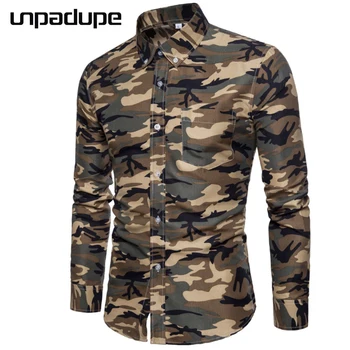 New Arrive 2018 Brand Men Shirt Camouflage Dress Shirt 8 Long Sleeve Slim Fit Camisa Masculina Casual Male Camisa Men Shirts 3XL
New Arrive 2018 Brand Men Shirt Camouflage Dress Shirt 8 Long Sleeve Slim Fit Camisa Masculina Casual Male Camisa Men Shirts 3XL