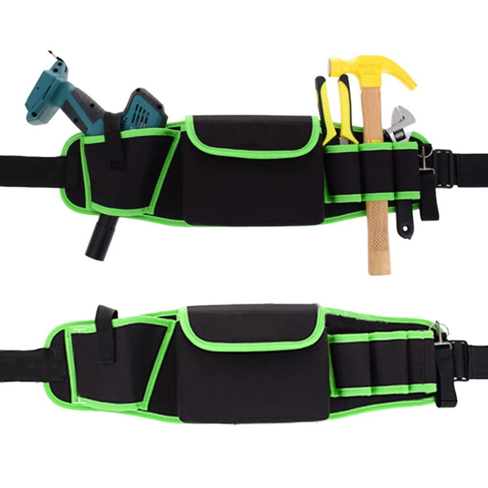 Druable Multi Pockets Electrician Hardware Hand Power Drill Hammer Holder Organizer Storage Tool Bag Waist Belt Toolkit
Druable Multi Pockets Electrician Hardware Hand Power Drill Hammer Holder Organizer Storage Tool Bag Waist Belt Toolkit