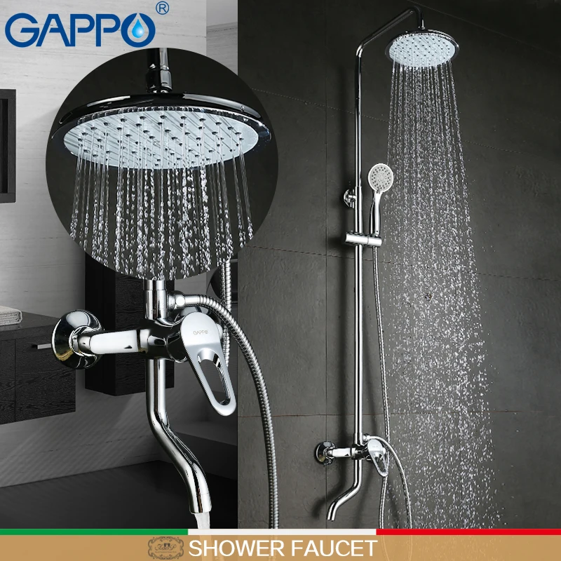 GAPPO shower faucets bathroom faucet mixer bath shower head wall mount rainfall shower set
GAPPO shower faucets bathroom faucet mixer bath shower head wall mount rainfall shower set