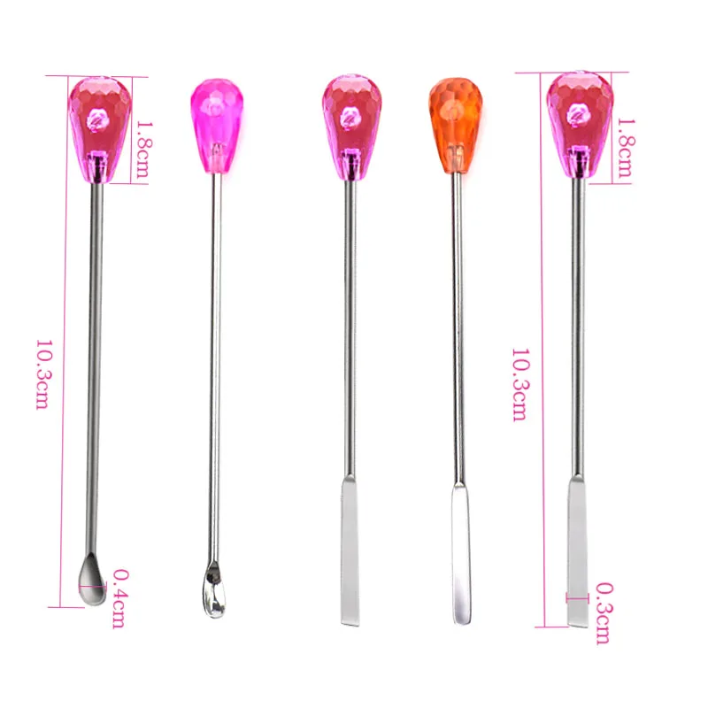 Permanent Tattoo Ink Mixer Stainless Steel Spoon Makeup Eyebrow TattooMicroblading Tool Crystal Ink Spoon Pigment Mixing Stir
Permanent Tattoo Ink Mixer Stainless Steel Spoon Makeup Eyebrow TattooMicroblading Tool Crystal Ink Spoon Pigment Mixing Stir