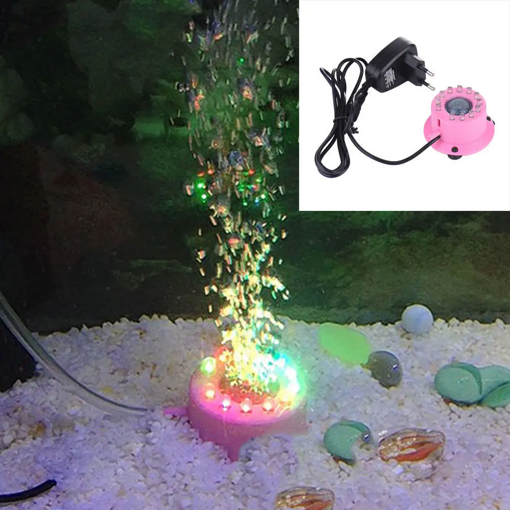 Multi-color Aquarium Red Fish Tank Air Curtain Bubble Stone Disk 12PCS Multi-color LED Light Bubble Lamp
Multi-color Aquarium Red Fish Tank Air Curtain Bubble Stone Disk 12PCS Multi-color LED Light Bubble Lamp