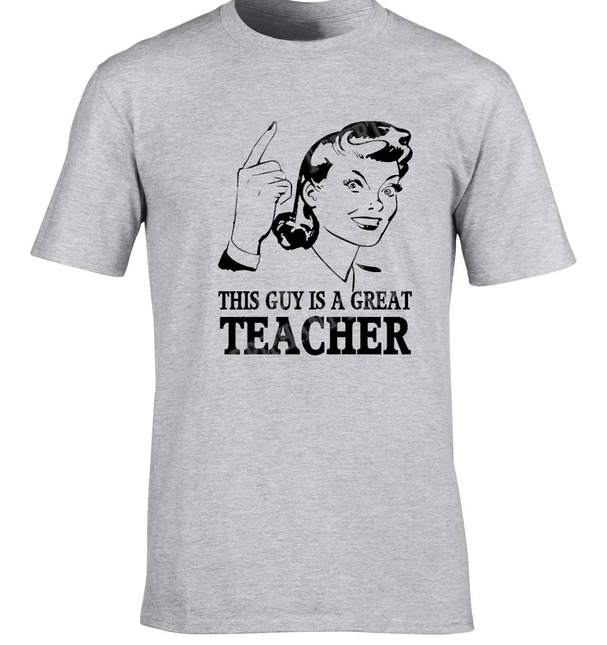 Image Teacher T Shirt Gift Idea Unique Design Job T Shirt Funny Tutor T Shirt Maths Man Fashion Round Collar T Shirt Base Shirt