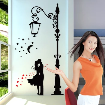 European Street Lamp 3D Wallpaper Porch Corridor Home Decoration Wall Sticker Black Red Romantic Wall Stickers For Living Room
European Street Lamp 3D Wallpaper Porch Corridor Home Decoration Wall Sticker Black Red Romantic Wall Stickers For Living Room