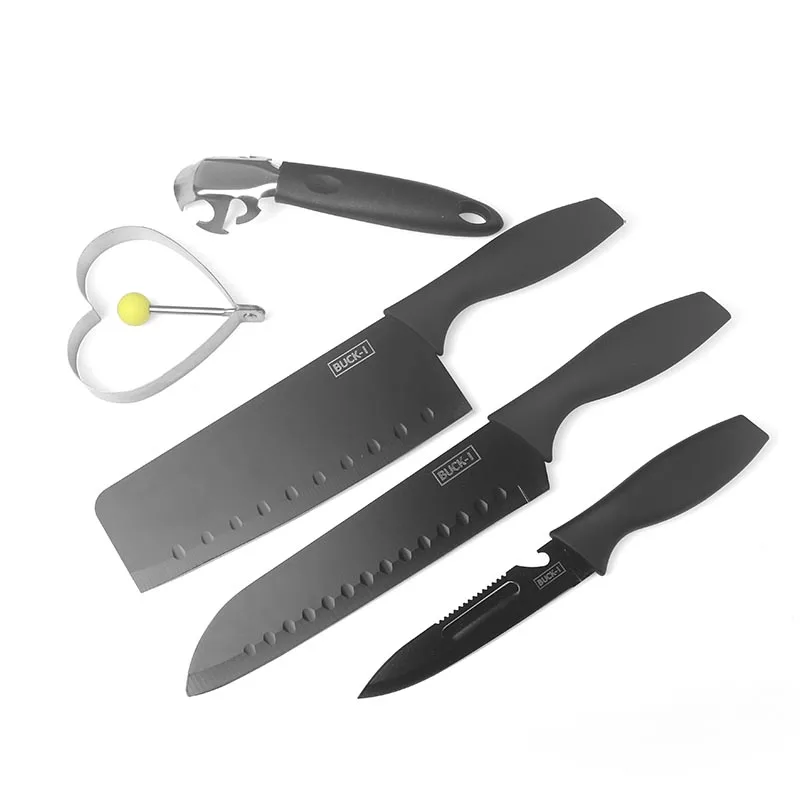 MISGAR Black Steel Kitchen Knives Combination 5pcs Set Family Multifunctional Cutting Meat Vegetable Fruit Knife Cooking Tool
MISGAR Black Steel Kitchen Knives Combination 5pcs Set Family Multifunctional Cutting Meat Vegetable Fruit Knife Cooking Tool
