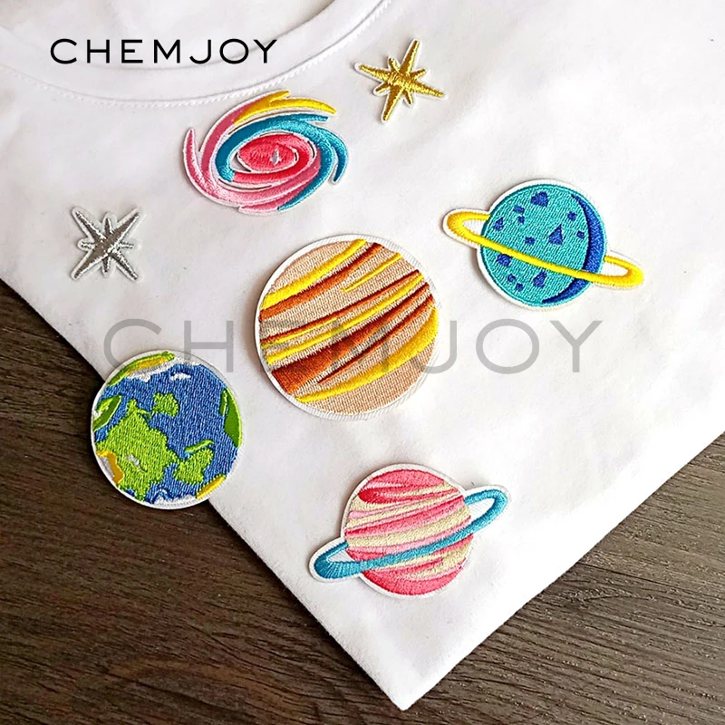 Embroidered Patches Iron on Planets Stars Galaxy Appliques Cute Astronomy Patch Clothes Badges Stickers for Backpack Set of 7
Embroidered Patches Iron on Planets Stars Galaxy Appliques Cute Astronomy Patch Clothes Badges Stickers for Backpack Set of 7